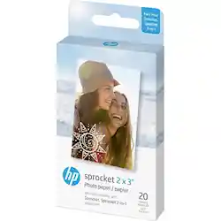 HP HPIZ2X320 'Zink Paper Sprocket 20 Pack 2x3